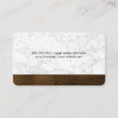 ワインロゴ | 大理石ウッド 名刺 (裏面)