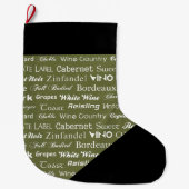 ワインワード ラージクリスマスストッキング (正面)