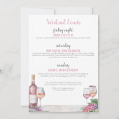 ワインヴィノウィーブーズバチェロレッテ 招待状 (裏面)