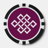 ワイン中国ののエレガンス ポーカーチップ (正面)