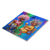 ワイン予測できなレディースが最初のセラミックタイル タイル (側面)