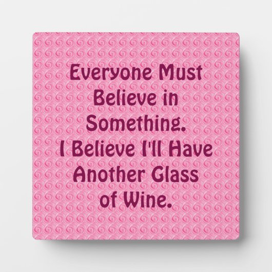 ワイン卓上 フォトプラーク (正面)