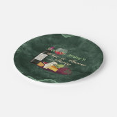 ワイン及びチーズパーティー ペーパープレート (アングル)