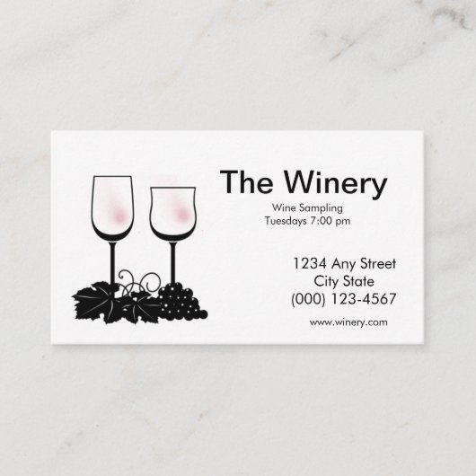 ワイン名刺 名刺 (正面)