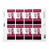 ワイン女神レッド女神カスタムワインフェイクラベル ラベル (フルシート)