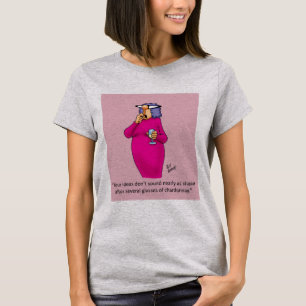 ワイン好おもしろいきのユーモアTシャツ Tシャツ