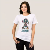 ワイン好きな主婦のスケルトン コミック トライブレンドTシャツ (正面全面)