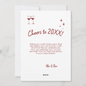 ワイン好きのための手描きポストカード シーズンカード (裏面)