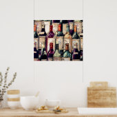 ワイン好きのポスター ポスター (キッチン)