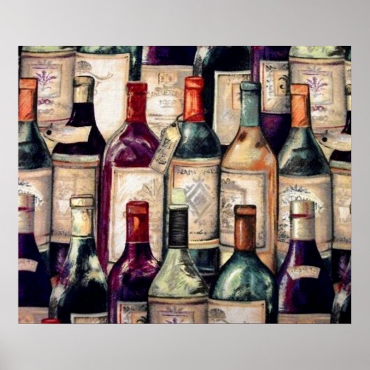 ワイン好きのポスター ポスター (正面)