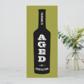 ワイン好きの誕生日パーティーの招待 招待状 (スタンド正面)