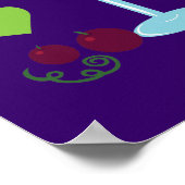 ワイン好き ポスター (角)