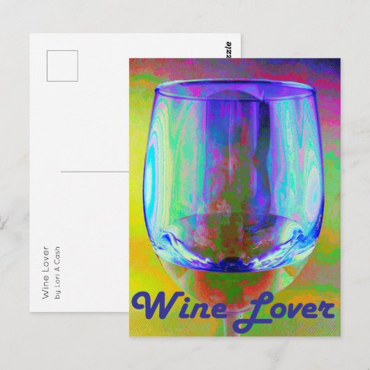 ワイン好き ポストカード (正面/裏面)