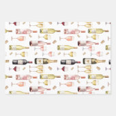 ワイン好き ラッピングペーパーシート (正面)