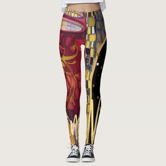 ワイン好き レギンス (正面)