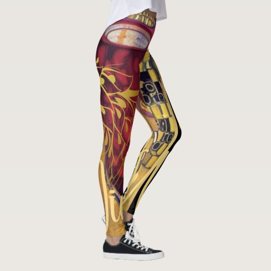 ワイン好き レギンス (右)