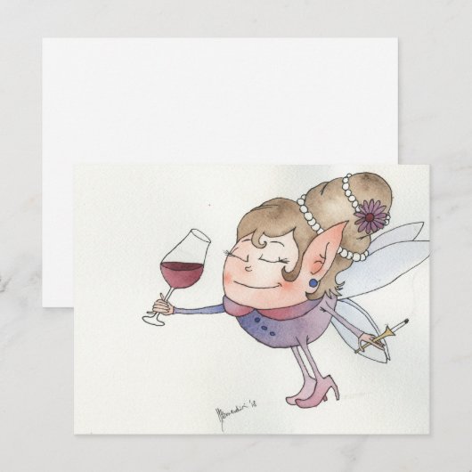ワイン妖精 ポストカード (正面/裏面)