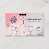 ワイン容器 名刺 (正面)