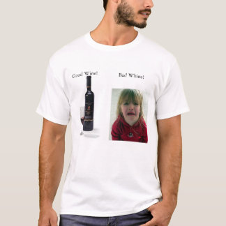 ワイン対すすり泣き Tシャツ