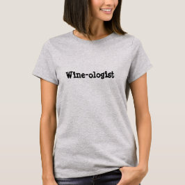 ワイン専門医引用文女子Tシャツ Tシャツ