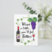 ワイン少し… ポストカード (スタンド正面)