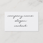 ワイン店、ワインメーカー。.ETC… 名刺 (裏面)