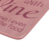 ワイン引用文の板 カッティングボード (角)