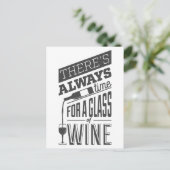 ワイン引用文葉書 ポストカード (スタンド正面)