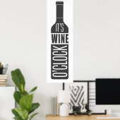 ワイン引用文 ポスター (ホームオフィス)