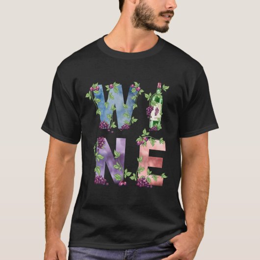 ワイン必須 Tシャツ (正面)