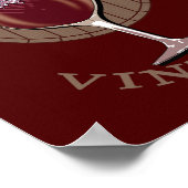 ワイン恋人誕生日- 1950ヴィンテージ ポスター (角)