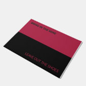 ワイン愛好家および靴の嫌悪症のためのドア・マット ドアマット (アングル)