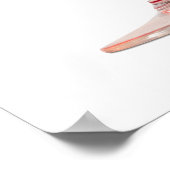 ワイン愛好家のための完璧な家の装飾のエレガント贈り物 ポスター (角)