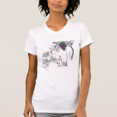 ワイン愛好家のぶどう園 Tシャツ (正面)