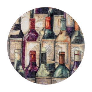 ワイン愛好家のガラス切り板 カッティングボード