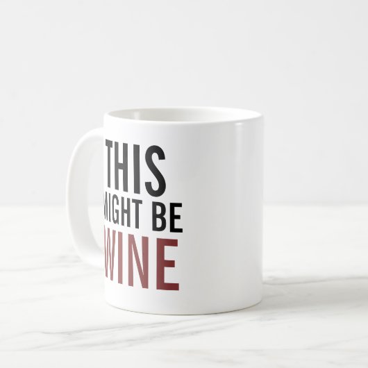 ワイン愛好家のコーヒーマグ コーヒーマグカップ (正面左)