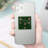 ワイン愛好家のステッカー シール (スマートフォン)