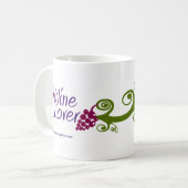 ワイン愛好家のマグ コーヒーマグカップ (正面左)