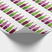 ワイン愛好家の包装紙 ラッピングペーパー (角)