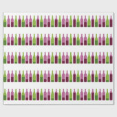 ワイン愛好家の包装紙 ラッピングペーパー (フラット)