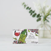 ワイン愛好家の名刺 名刺 (スタンド正面)