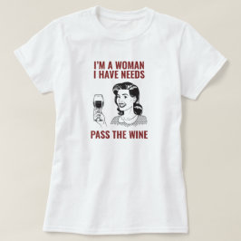 ワイン愛好家の女性用Tシャツ Tシャツ