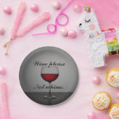 ワイン愛好家の紙皿 ペーパープレート (パーティー)