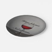 ワイン愛好家の紙皿 ペーパープレート (アングル)