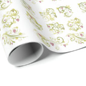 ワイン愛好家ぶどうラッピング紙 ラッピングペーパー (ロールコーナー)