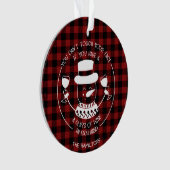 ワイン愛好家ギフトおもしろい2020コービッドクリスマス オーナメント (正面)