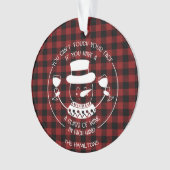 ワイン愛好家ギフトおもしろい2020コービッドクリスマス オーナメント (正面)