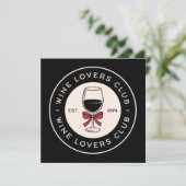 ワイン愛好家クラブ 招待状 (スタンド正面)