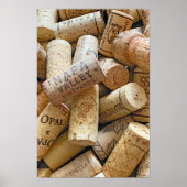 ワイン愛好家コルクコレクション ポスター (正面)