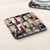 ワイン愛好家コースターセット コースター (左側)